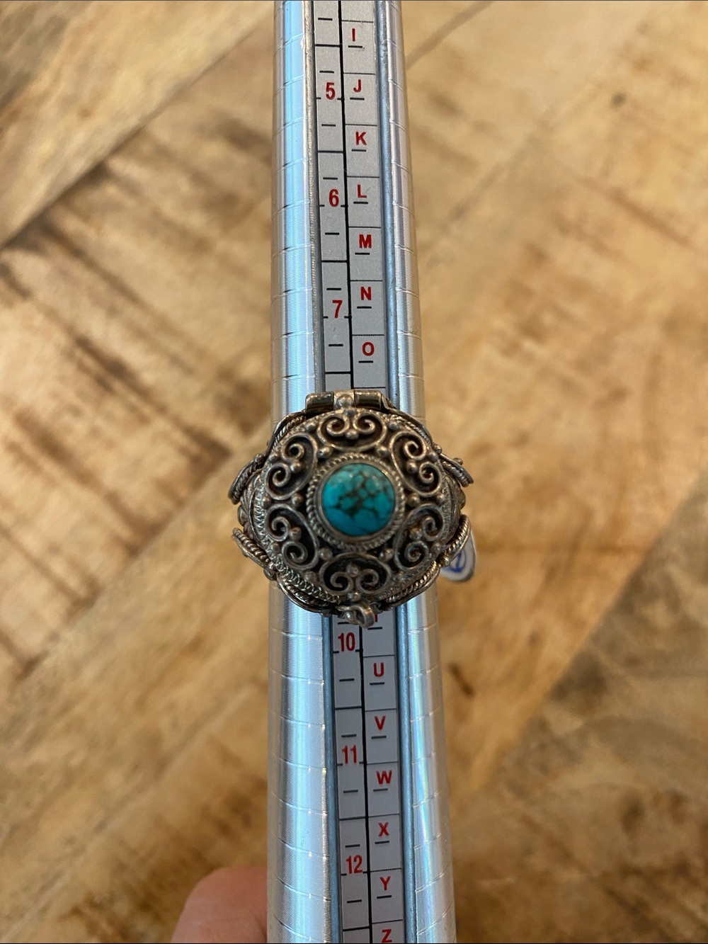 Tibetan Turquoise Ring Size Adjustable